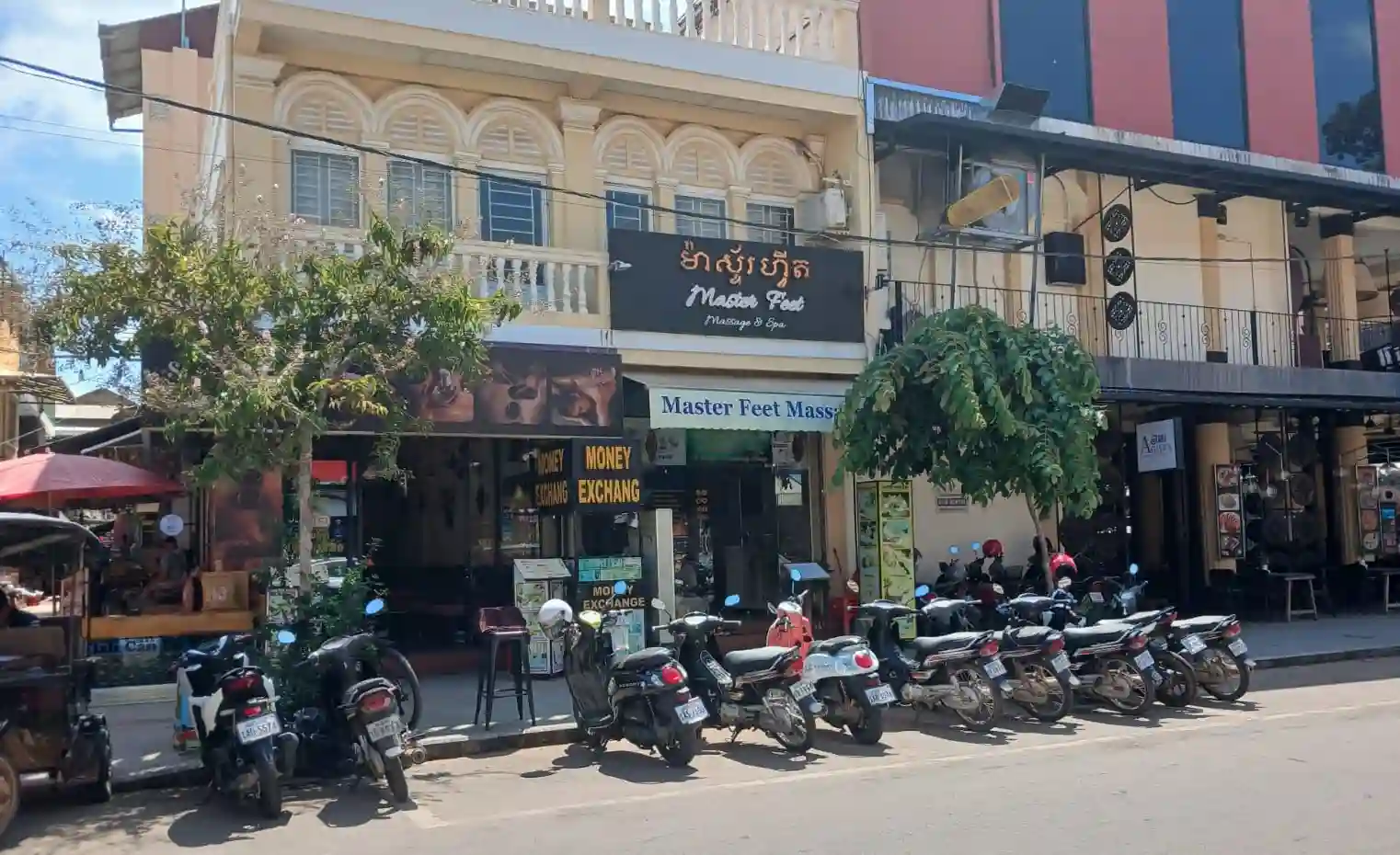 Massage shops and spa businesses in Siem Reap